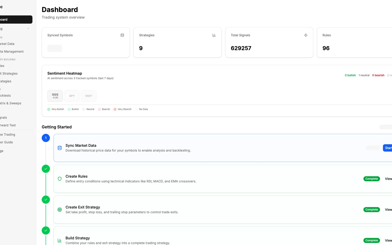 Robootec — AI algo-trading platform
